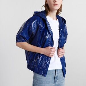 ArmanBlue Hooded Women's Jacket